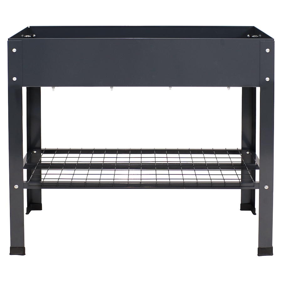 Image 899569_ALTMORE35.jpg, Product 899-569 / Price $276.45, Raised Steel Garden Bed with Mesh Shelf from Sunnydaze Décor on TSC.ca's Home & Garden department