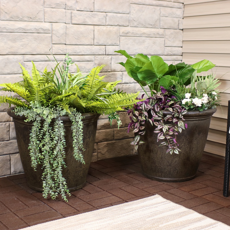 Image 899580_ALTMORE21.jpg, Product 899-580 / Price $173.65 - $415.35, Anjelica Double-Walled Flower Pot Planter - 24" from Sunnydaze Décor on TSC.ca's Home & Garden department