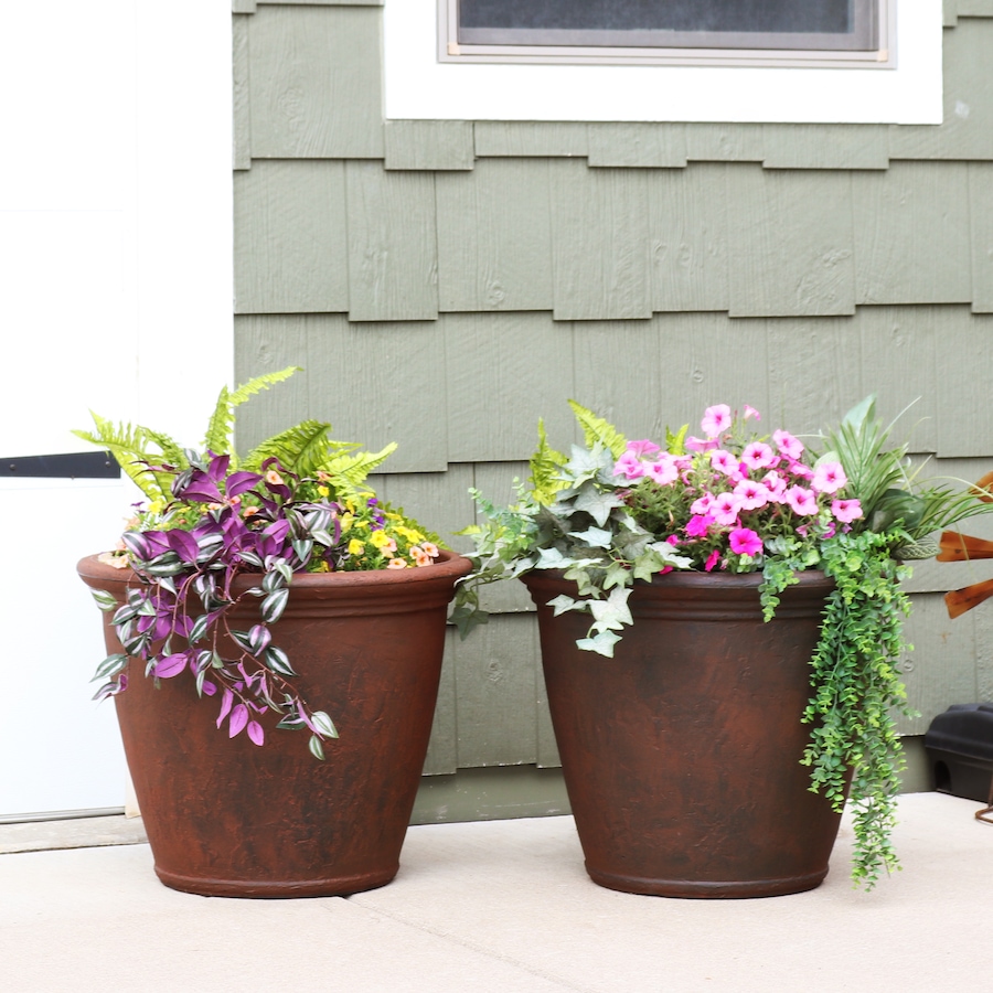 Image 899580_ALTMORE61.jpg, Product 899-580 / Price $173.65 - $415.35, Anjelica Double-Walled Flower Pot Planter - 24" from Sunnydaze Décor on TSC.ca's Home & Garden department