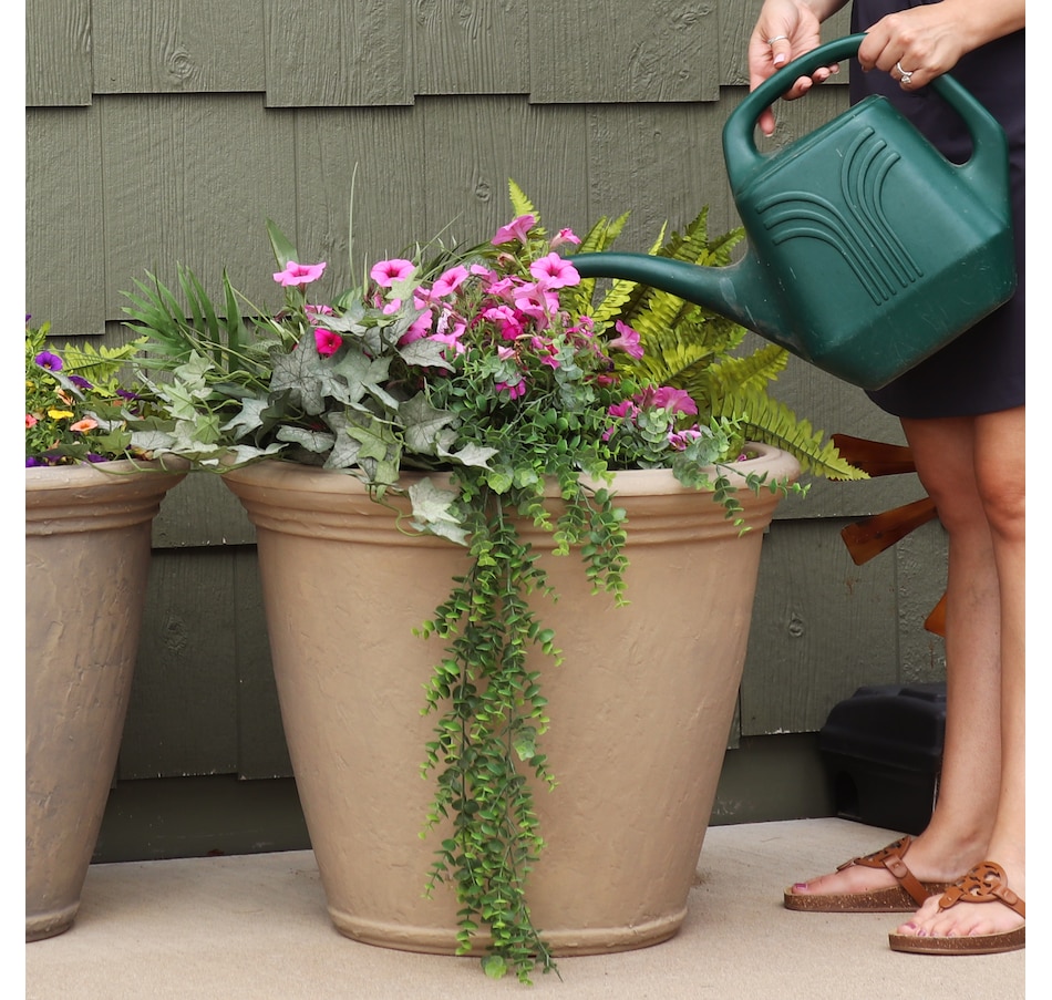 Image 899580_ALTMORE64.jpg, Product 899-580 / Price $173.65 - $415.35, Anjelica Double-Walled Flower Pot Planter - 24" from Sunnydaze Décor on TSC.ca's Home & Garden department