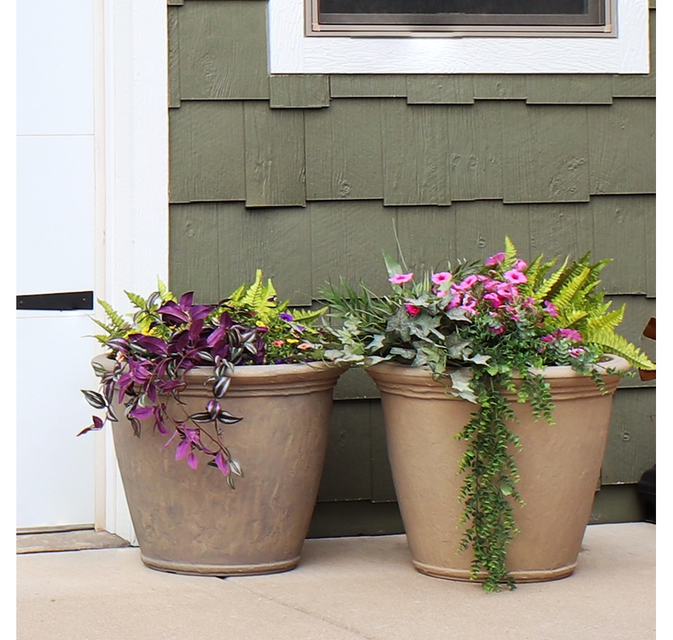 Image 899580_ALTMORE65.jpg, Product 899-580 / Price $173.65 - $415.35, Anjelica Double-Walled Flower Pot Planter - 24" from Sunnydaze Décor on TSC.ca's Home & Garden department