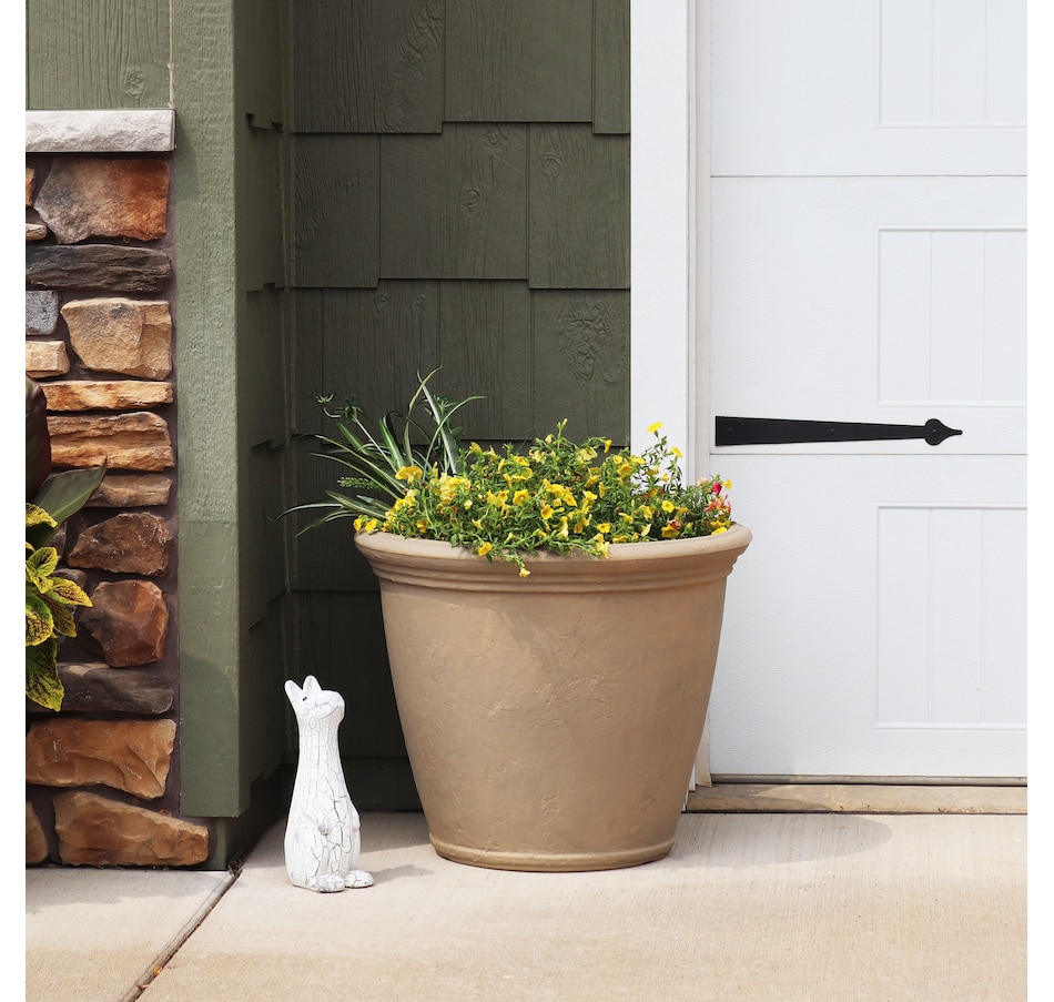 Image 899580_ALTMORE67.jpg, Product 899-580 / Price $173.65 - $415.35, Anjelica Double-Walled Flower Pot Planter - 24" from Sunnydaze Décor on TSC.ca's Home & Garden department