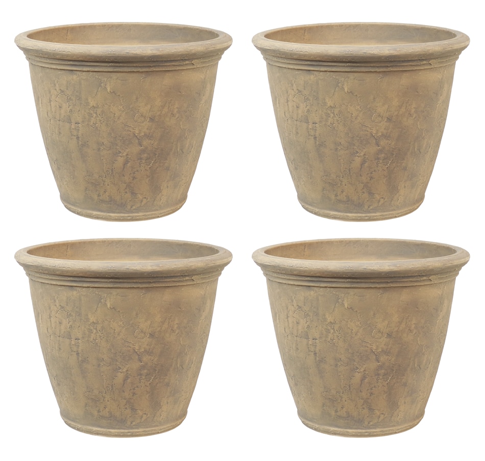 Image 899580_ST02.jpg, Product 899-580 / Price $173.65 - $415.35, Anjelica Double-Walled Flower Pot Planter - 24" from Sunnydaze Décor on TSC.ca's Home & Garden department