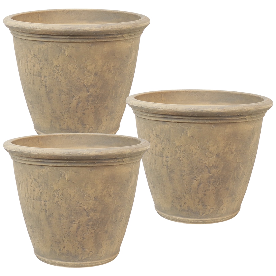 Image 899580_ST04.jpg, Product 899-580 / Price $173.65 - $415.35, Anjelica Double-Walled Flower Pot Planter - 24" from Sunnydaze Décor on TSC.ca's Home & Garden department