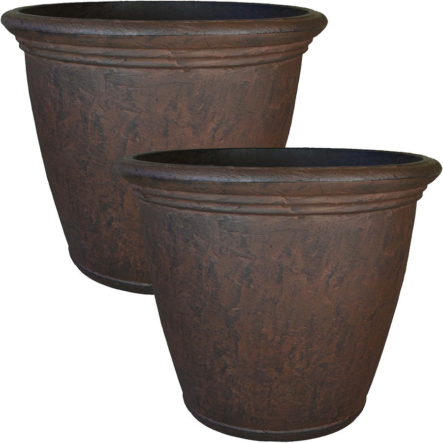 Image 899580_ST05.jpg, Product 899-580 / Price $173.65 - $415.35, Anjelica Double-Walled Flower Pot Planter - 24" from Sunnydaze Décor on TSC.ca's Home & Garden department