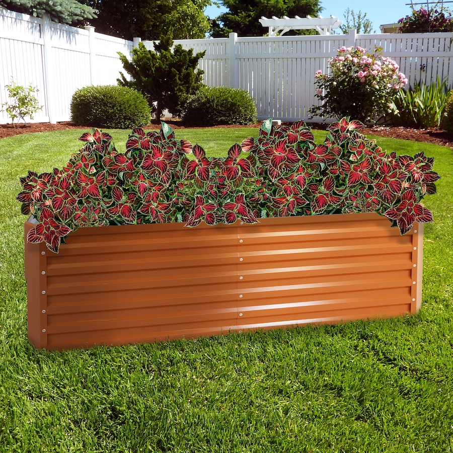 Image 899605_ALTMORE1.jpg, Product 899-605 / Price $215.45, 71" Galvalume Steel Rectangular Raised Garden Bed from Sunnydaze DĂŠcor on TSC.ca's Home & Garden department