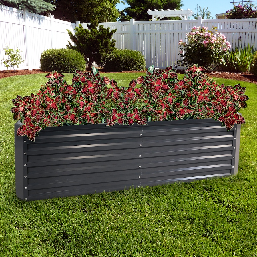 Image 899605_ALTMORE17.jpg, Product 899-605 / Price $215.45, 71" Galvalume Steel Rectangular Raised Garden Bed from Sunnydaze DĂŠcor on TSC.ca's Home & Garden department