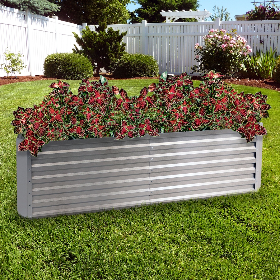 Image 899605_ALTMORE23.jpg, Product 899-605 / Price $215.45, 71" Galvalume Steel Rectangular Raised Garden Bed from Sunnydaze DĂŠcor on TSC.ca's Home & Garden department