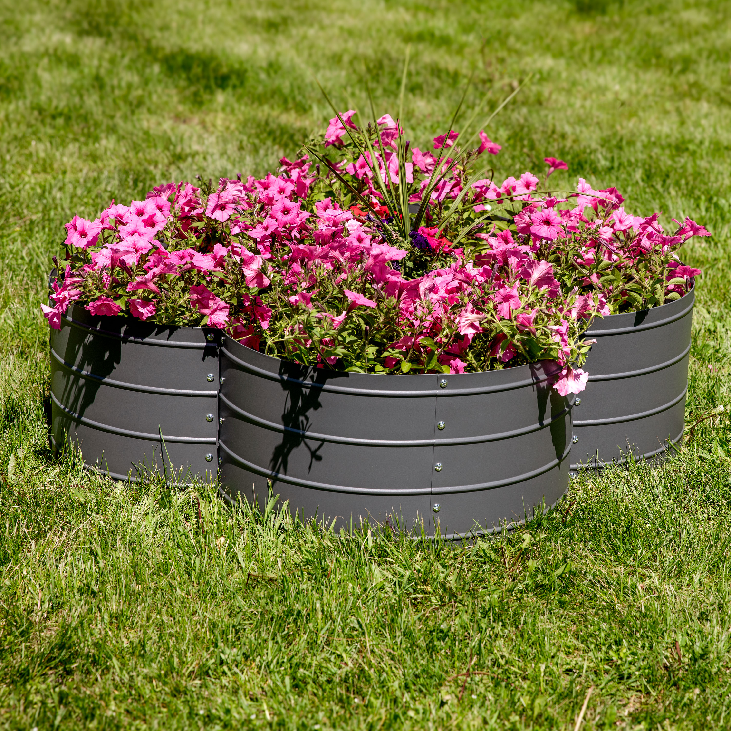 4-Leaf Clover-Shaped Galvanized Steel Raised Garden Bed - TSC.ca