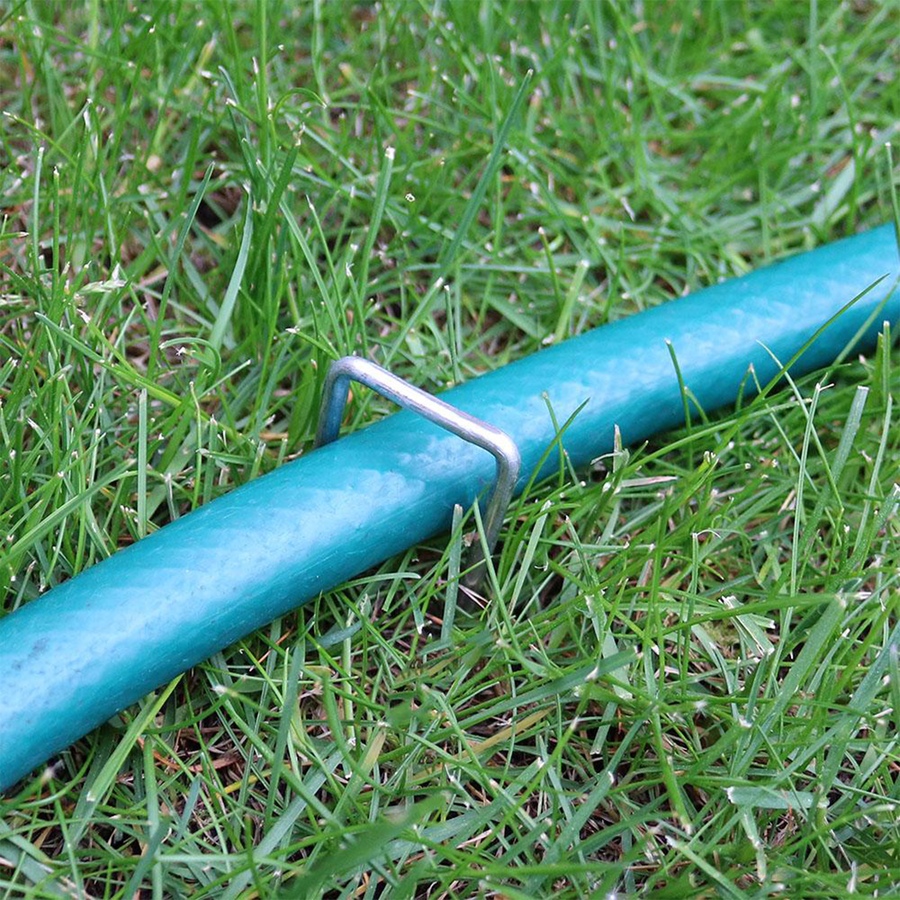 Image 899692_ALTMORE19.jpg, Product 899-692 / Price $47.35 - $76.35, 12" Heavy-Duty Steel Landscaping Garden Staples from Sunnydaze Décor on TSC.ca's Home & Garden department