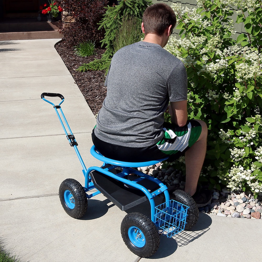 Image 899695_ALTMORE42.jpg, Product 899-695 / Price $247.35, Rolling Garden Cart with Extendable Handle from Sunnydaze Décor on TSC.ca's Home & Garden department