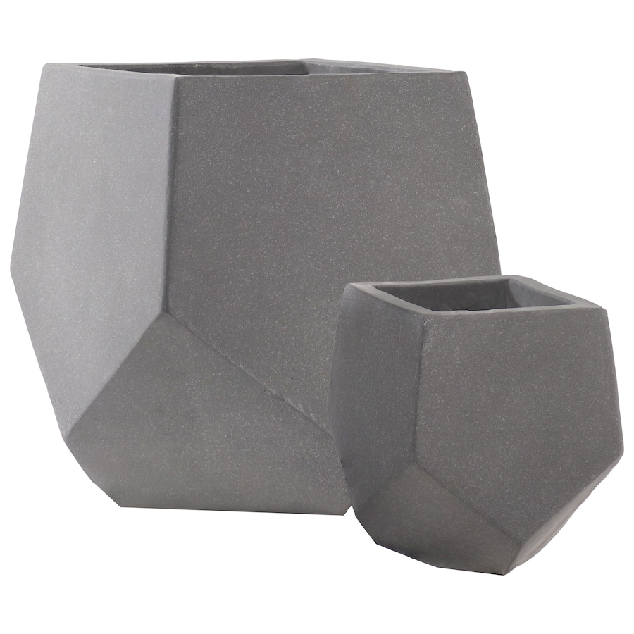 Image 899729.jpg, Product 899-729 / Price $134.55, 2-Piece Lightweight Cement Planters - Moondust from Sunnydaze Décor on TSC.ca's Home & Garden department