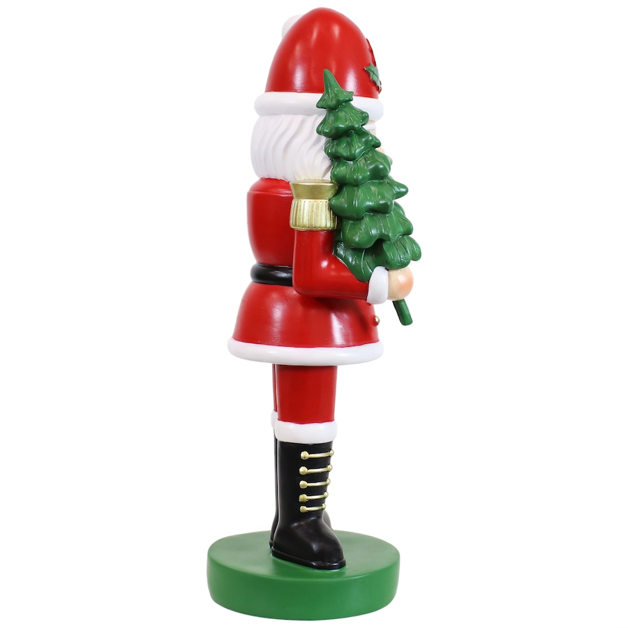 Image 899894_ALTMORE20.jpg, Product 899-894 / Price $76.05, Santa Claus with Tree Indoor Nutcracker Christmas Statue - 17-Inch from Sunnydaze Décor on TSC.ca's Home & Garden department