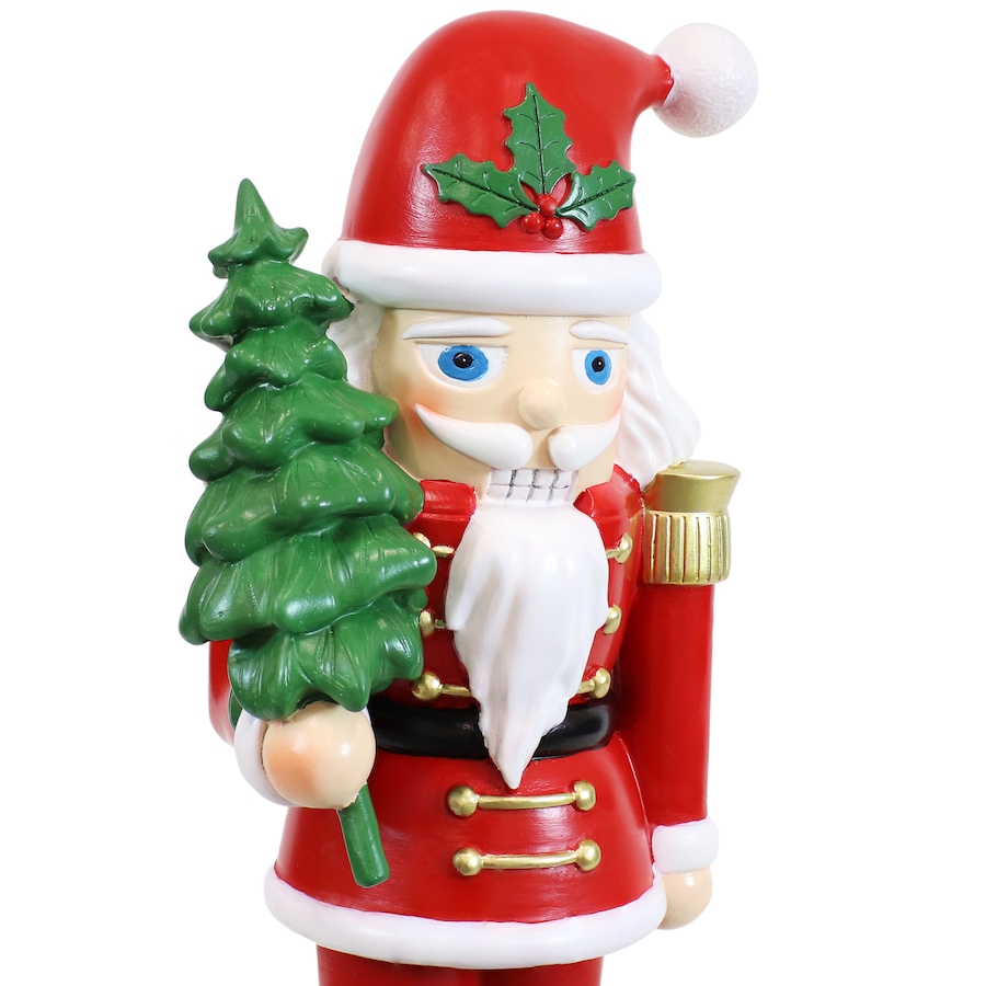 Image 899894_ALTMORE4.jpg, Product 899-894 / Price $76.05, Santa Claus with Tree Indoor Nutcracker Christmas Statue - 17-Inch from Sunnydaze Décor on TSC.ca's Home & Garden department