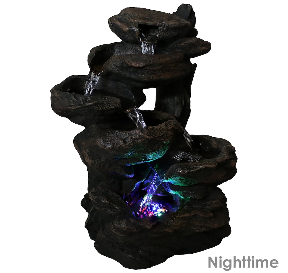 Home & Garden - Outdoor Living - Garden Décor - Staggered Rock Falls ...