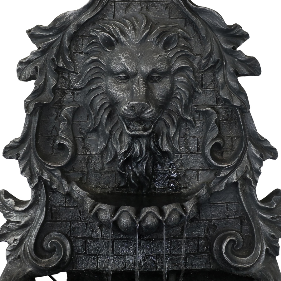 Image 899937_ALTMORE4.jpg, Product 899-937 / Price $465.35, Stoic Courage Lion Head Solar Wall Fountain - Battery Backup - 30-Inch from Sunnydaze Décor on TSC.ca's Home & Garden department