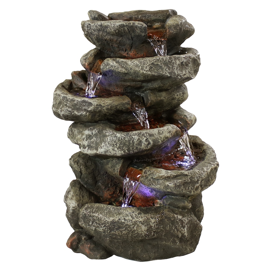 Image 899948.jpg, Product 899-948 / Price $136.05, Six-Tier Stone Falls Tabletop Fountain from Sunnydaze Décor on TSC.ca's Home & Garden department