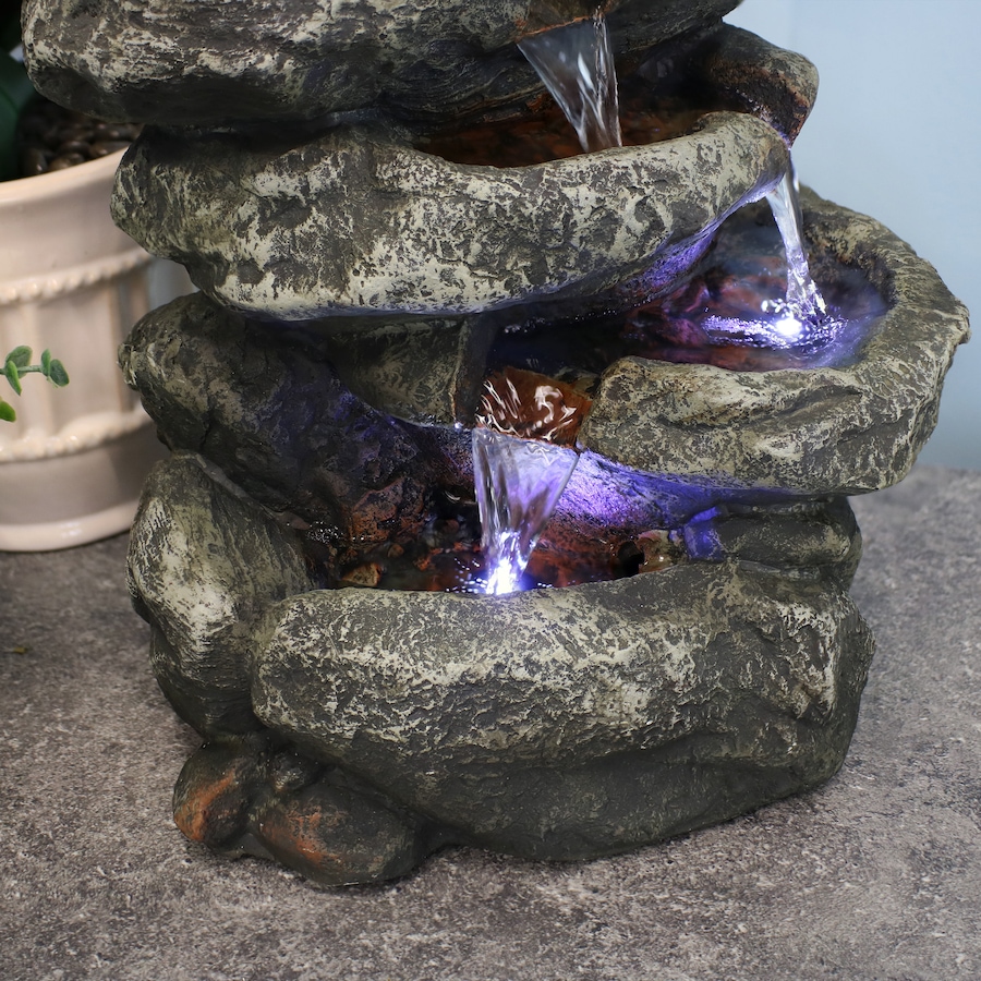 Image 899948_ALTMORE18.jpg, Product 899-948 / Price $136.05, Six-Tier Stone Falls Tabletop Fountain from Sunnydaze Décor on TSC.ca's Home & Garden department