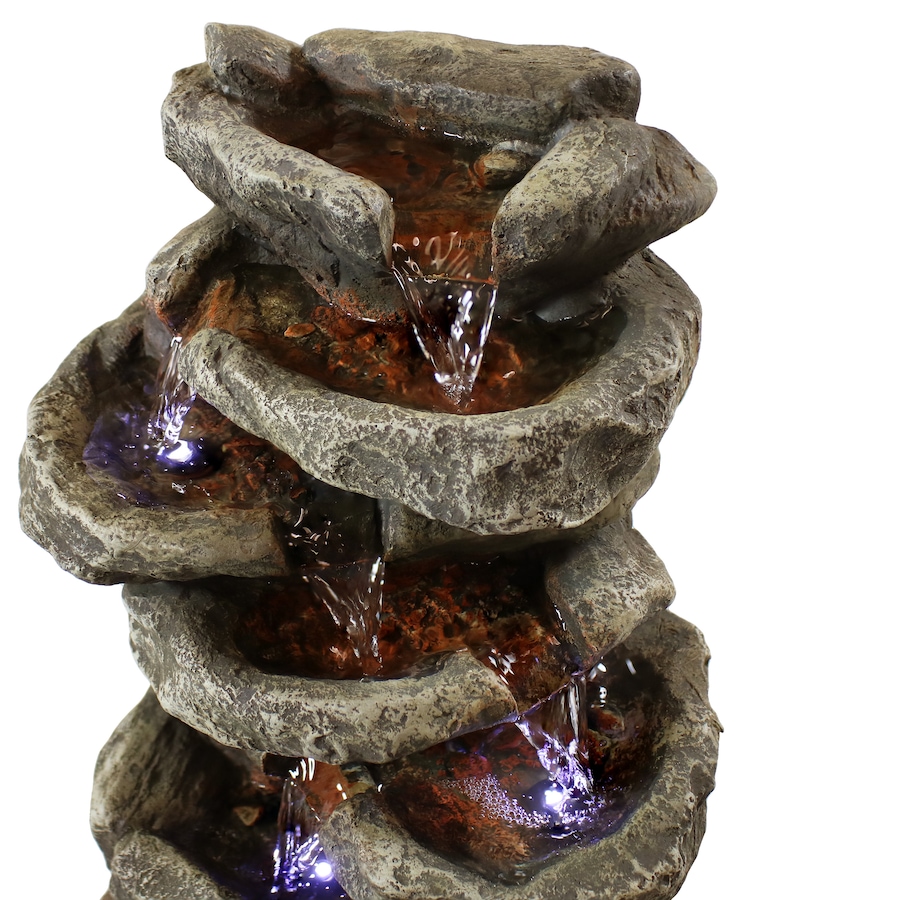 Image 899948_ALTMORE20.jpg, Product 899-948 / Price $136.05, Six-Tier Stone Falls Tabletop Fountain from Sunnydaze Décor on TSC.ca's Home & Garden department