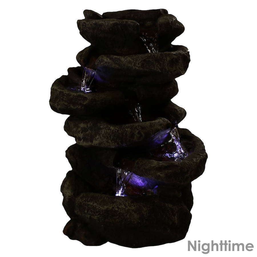 Image 899948_ALTMORE8.jpg, Product 899-948 / Price $136.05, Six-Tier Stone Falls Tabletop Fountain from Sunnydaze Décor on TSC.ca's Home & Garden department