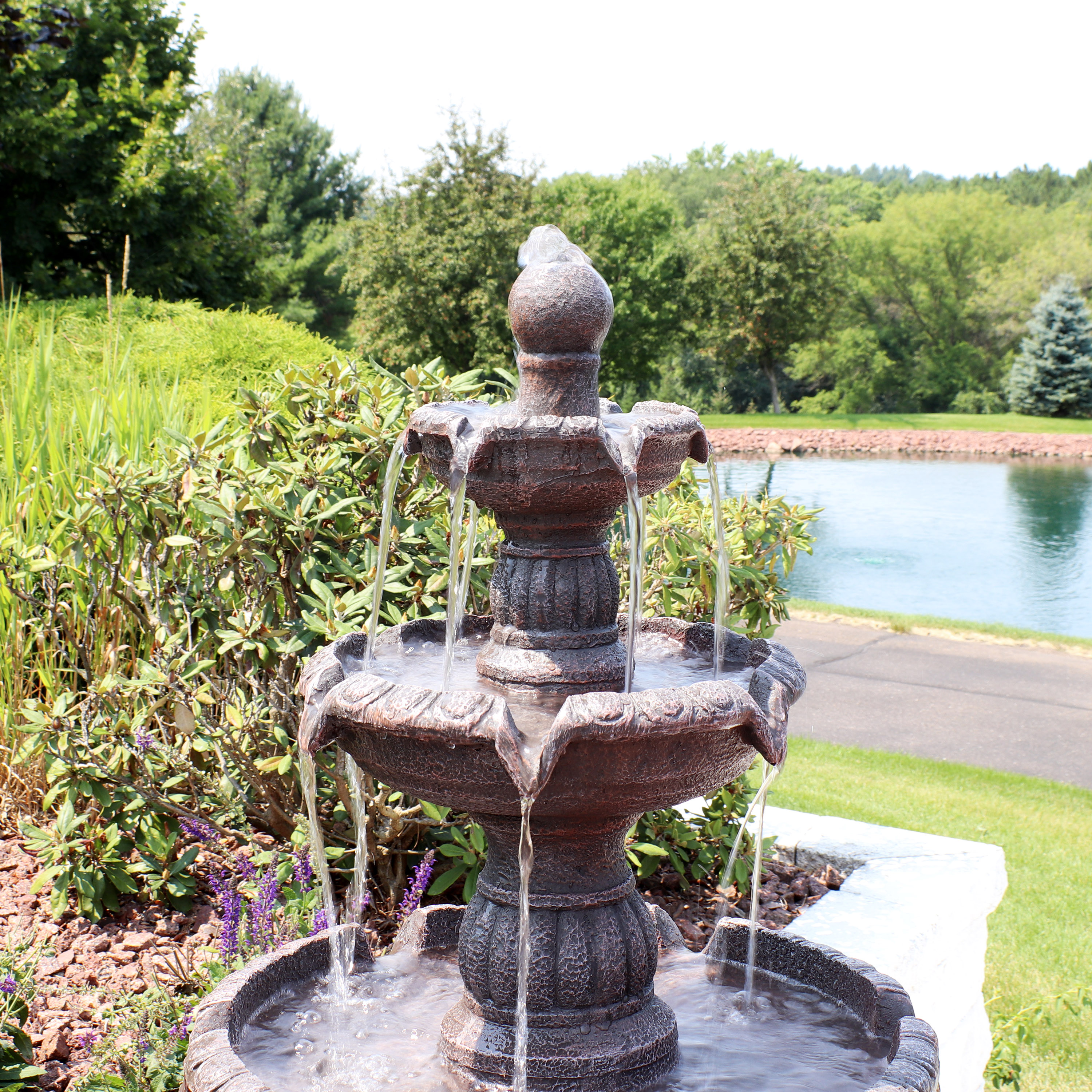 Mediterranean Four-Tier Fountain - TSC.ca