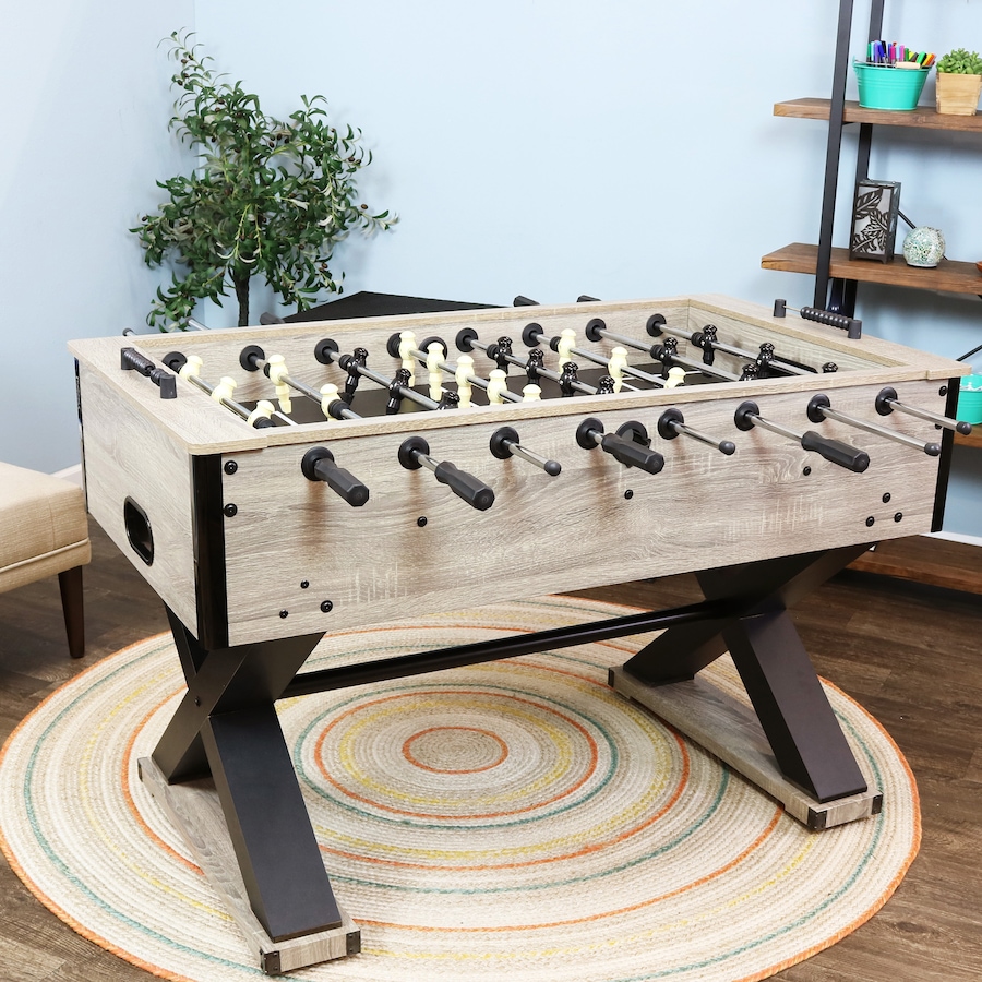 Image 899967_ALTMORE1.jpg, Product 899-967 / Price $693.05, Delano Indoor Foosball Table with Gray Wood Look - 54.5-Inch from Sunnydaze Décor on TSC.ca's Home & Garden department