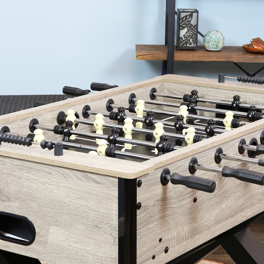 Image 899967_ALTMORE18.jpg, Product 899-967 / Price $693.05, Delano Indoor Foosball Table with Gray Wood Look - 54.5-Inch from Sunnydaze Décor on TSC.ca's Home & Garden department