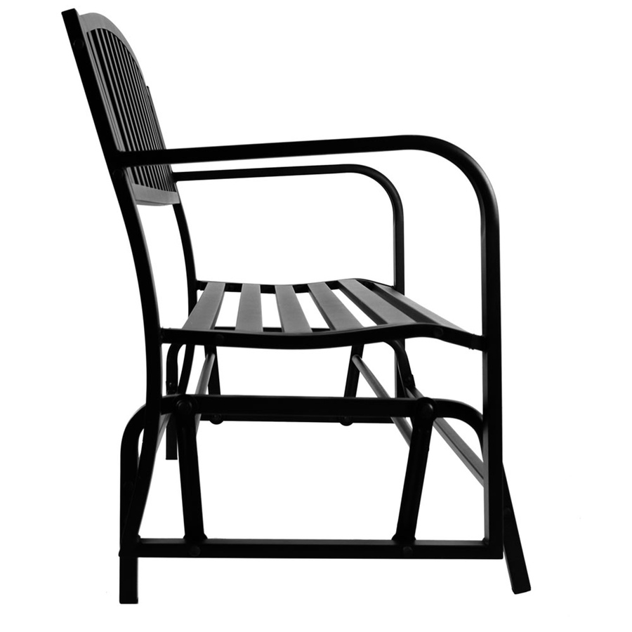 Image 899999_ALTMORE20.jpg, Product 899-999 / Price $381.95, Black Steel Patio Glider Bench - 50-Inch from Sunnydaze Décor on TSC.ca's Home & Garden department