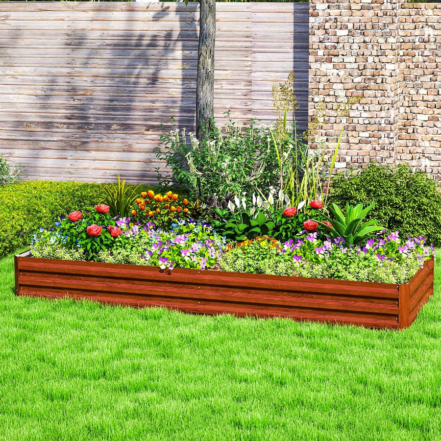 Image 904418_ALTMORE6.jpg, Product 904-418 / Price $69.99, Outsunny Galvanized Raised Garden Bed Metal Planter Box Easy Quick Setup Green from Outsunny on TSC.ca's Home & Garden department