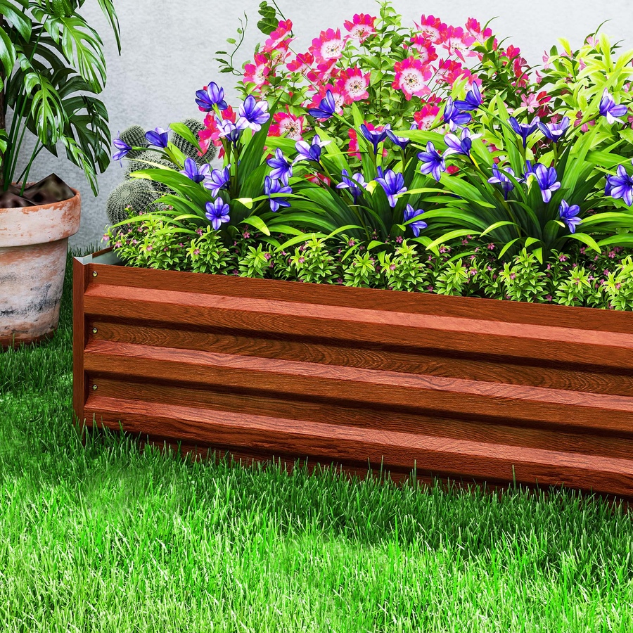 Image 904418_ALTMORE8.jpg, Product 904-418 / Price $69.99, Outsunny Galvanized Raised Garden Bed Metal Planter Box Easy Quick Setup Green from Outsunny on TSC.ca's Home & Garden department