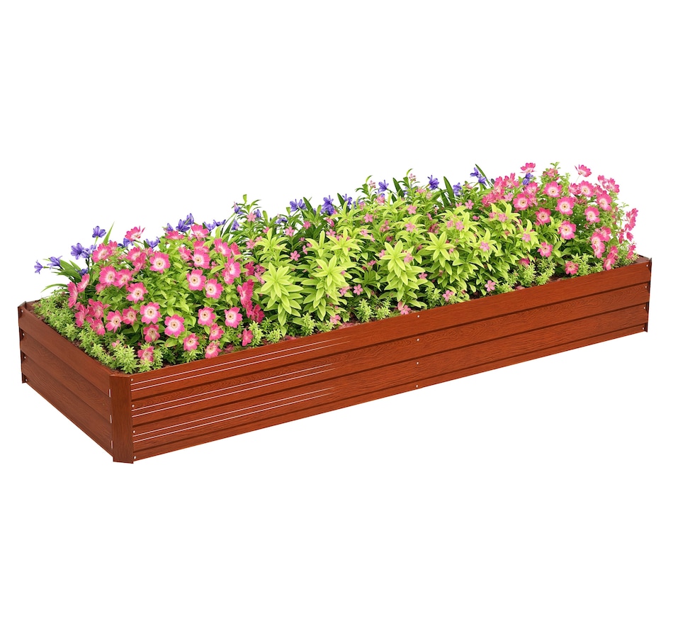 Image 904418_ST01.jpg, Product 904-418 / Price $66.99, Outsunny Galvanized Raised Garden Bed Metal Planter Box Easy Quick Setup Green from Outsunny on TSC.ca's Home & Garden department