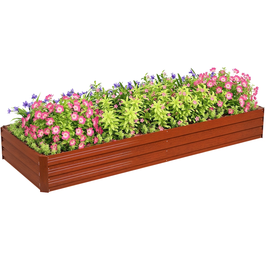 Image 904418_ST01.jpg, Product 904-418 / Price $69.99, Outsunny Galvanized Raised Garden Bed Metal Planter Box Easy Quick Setup Green from Outsunny on TSC.ca's Home & Garden department