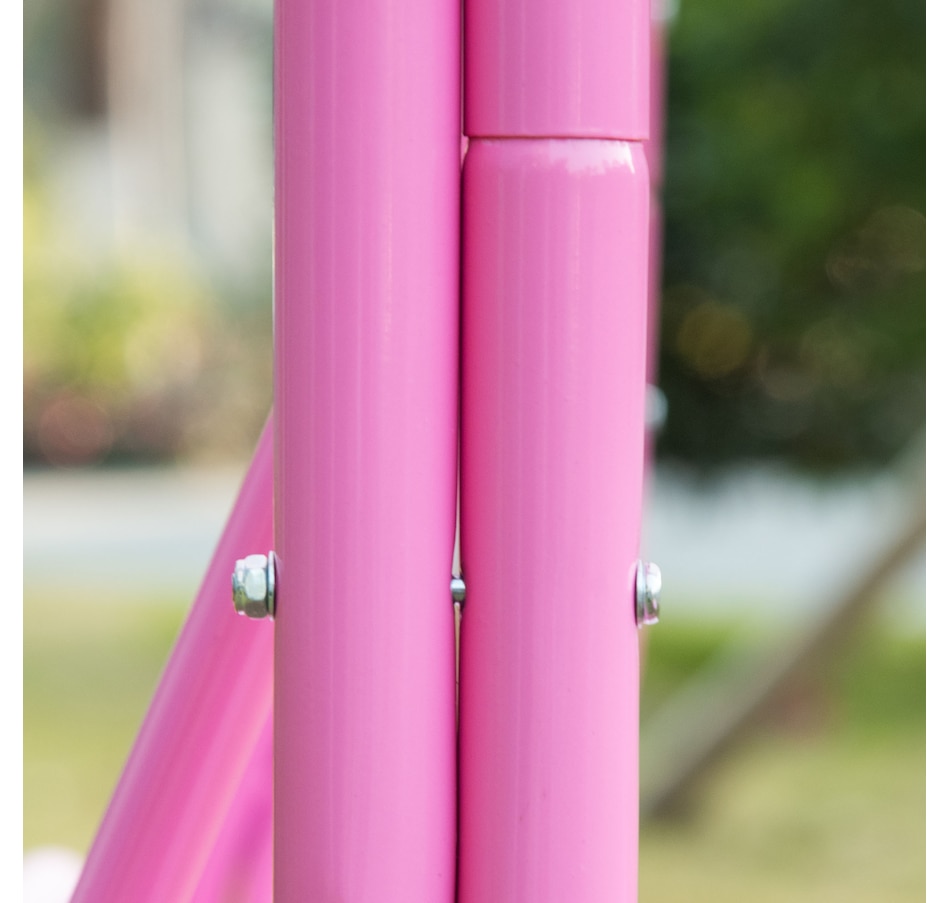 Image 904421_ALTMORE8.jpg, Product 904-421 / Price $94.99, Outsunny 2-Seat Kids Swing Chair Outdoor with Adjustable Canopy, Pink from Outsunny on TSC.ca's Home & Garden department