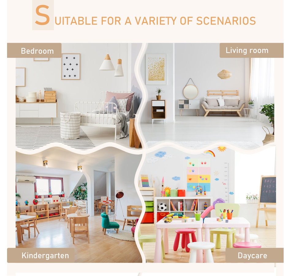 Image 904426_ALTMORE6.jpg, Product 904-426 / Price $89.99, Qaba 3 Piece Kids Table and Chairs Set, Children Dining Table with 2 Chairs, Cute Bear Shape, Rounded Corners, for Toddler 1-4 Years, Reading, Drawing, Playing, White from Qaba on TSC.ca's Home & Garden department