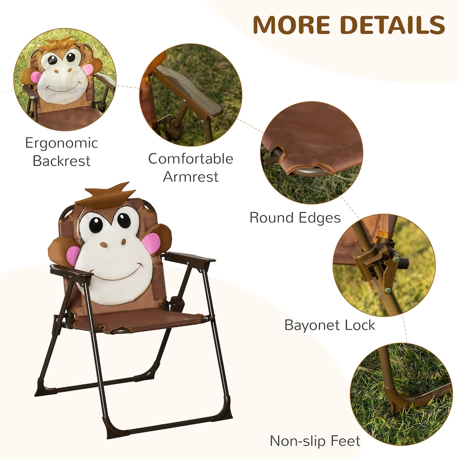 Image 904429_ALTMORE5.jpg, Product 904-429 / Price $63.99, Outsunny Kids Picnic Table and Chair Set with Adjustable Sun Umbrella Brown from Outsunny on TSC.ca's Home & Garden department