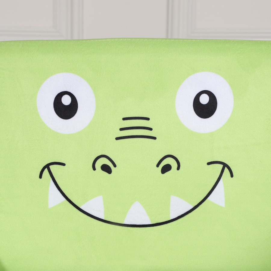 Image 904432_ALTMORE8.jpg, Product 904-432 / Price $71.99, Qaba Kids Sofa, Armrest Chair for Preschool, Toddler Couch for Kids Room, Kindergarten with Cute Animal Print, Super-soft Velvet, Eucalyptus Wood, Green from Qaba on TSC.ca's Home & Garden department