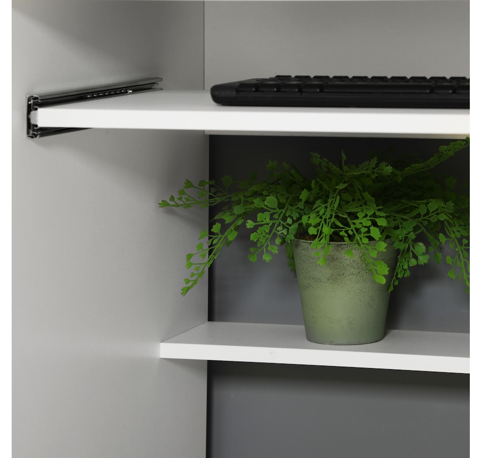 Image 904434_ALTMORE6.jpg, Product 904-434 / Price $229.99, HOMCOM Computer Desk with Keyboard Tray and Drawers, Study Workstation from HOMCOM on TSC.ca's Home & Garden department