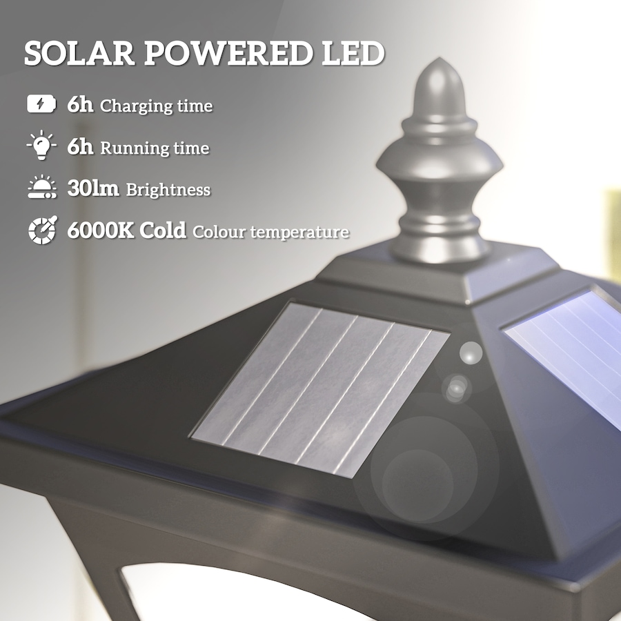 Image 904441_ALTMORE3.jpg, Product 904-441 / Price $39.99, Outsunny Single Solar Lamp Post, 47" Solar-Powered LED Garden Streetlight from Outsunny on TSC.ca's Home & Garden department