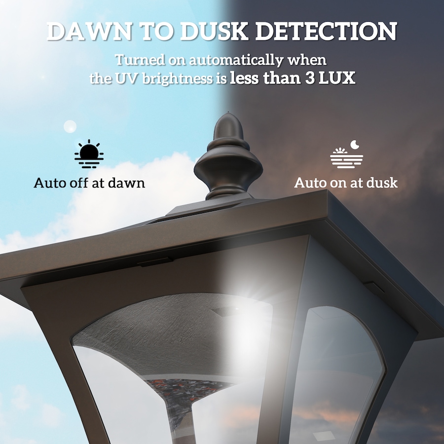 Image 904441_ALTMORE4.jpg, Product 904-441 / Price $39.99, Outsunny Single Solar Lamp Post, 47" Solar-Powered LED Garden Streetlight from Outsunny on TSC.ca's Home & Garden department