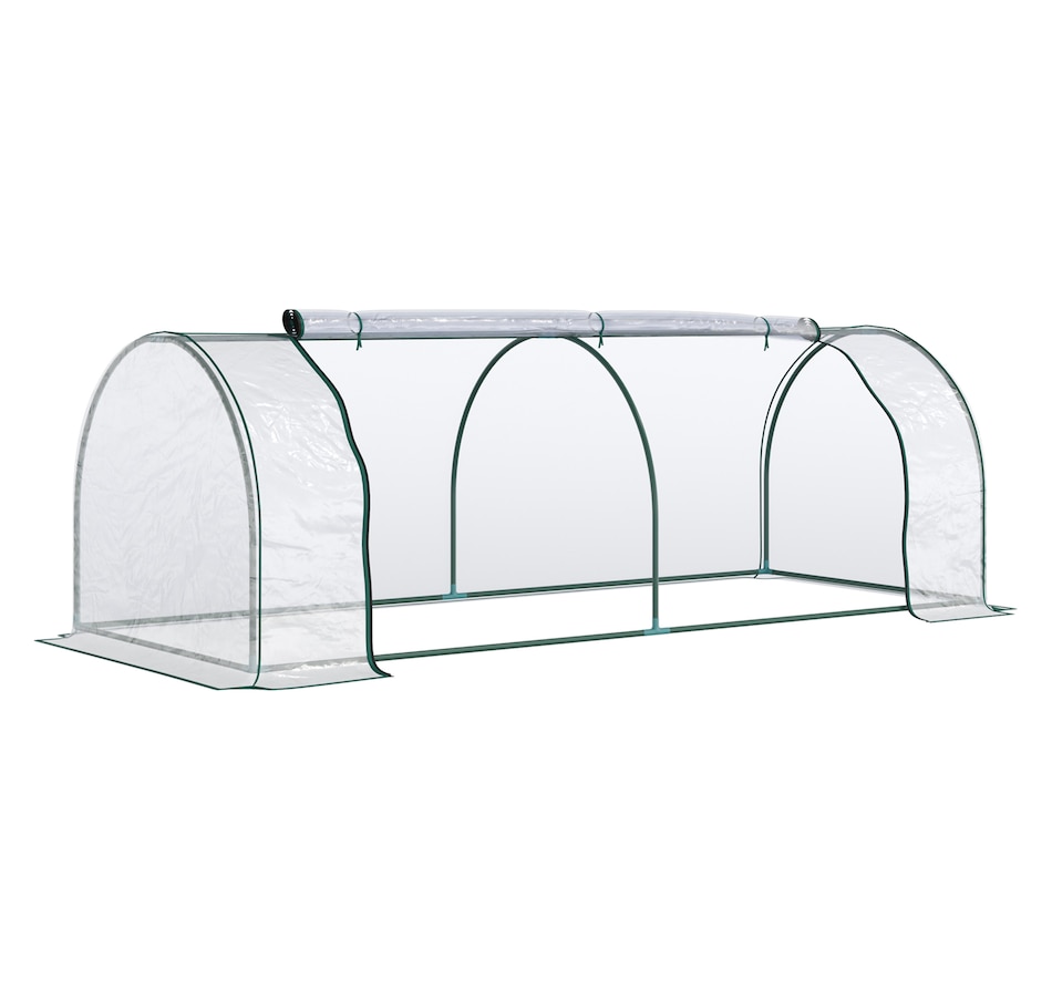 Image 904443.jpg, Product 904-443 / Price $48.99, Outsunny 8' x 3' x 2.6' Mini Greenhouse, Portable Hot House for Plants from Outsunny on TSC.ca's Home & Garden department