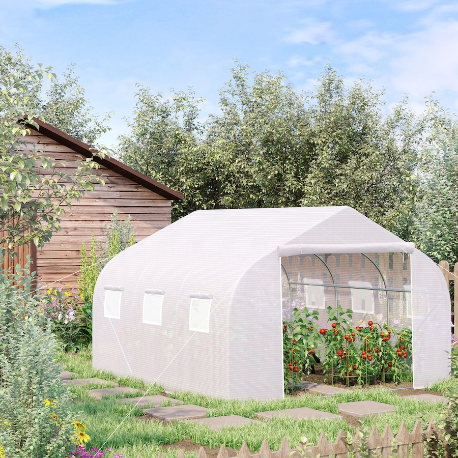 Image 904446_ALTMORE1.jpg, Product 904-446 / Price $136.99, Outsunny Walk-In Tunnel Greenhouse, Garden Plant Growing Warm House from Outsunny on TSC.ca's Home & Garden department