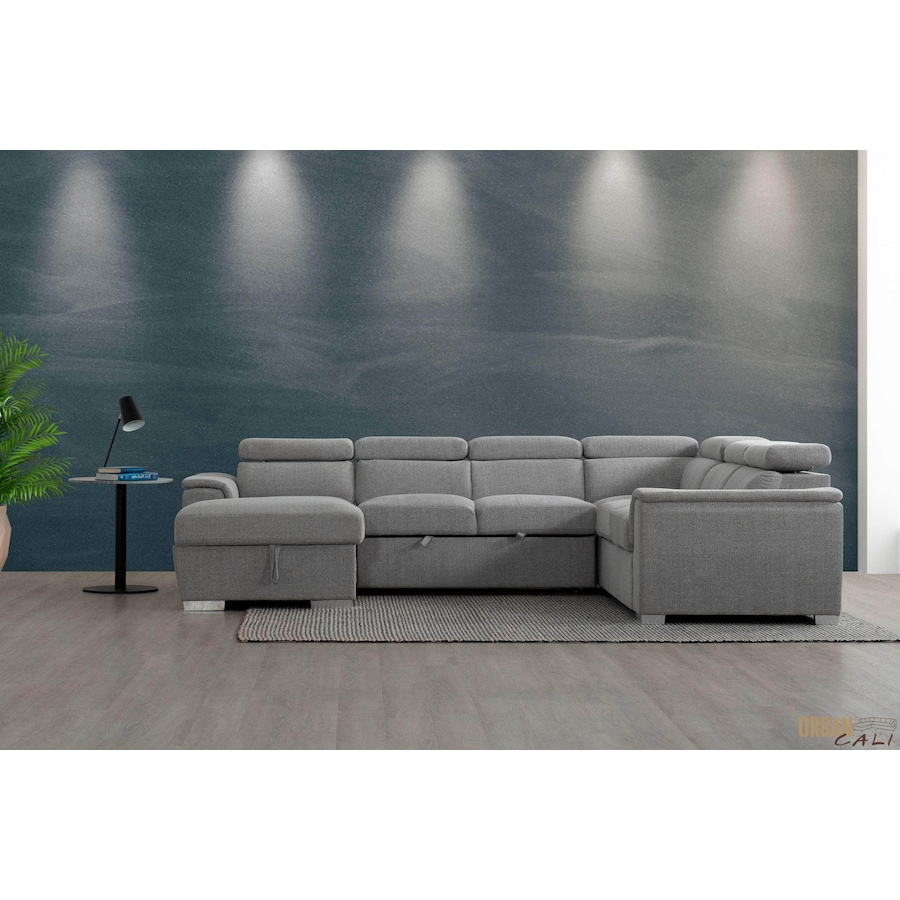 Image 904728_ALTMORE1.jpg, Product 904-728 / Price $3,459.99, Urban Cali Bel Air Large Modular Sleeper Sectional Sofa Bed with Storage Chaise in Thora Stone from Urban Cali on TSC.ca's Home & Garden department