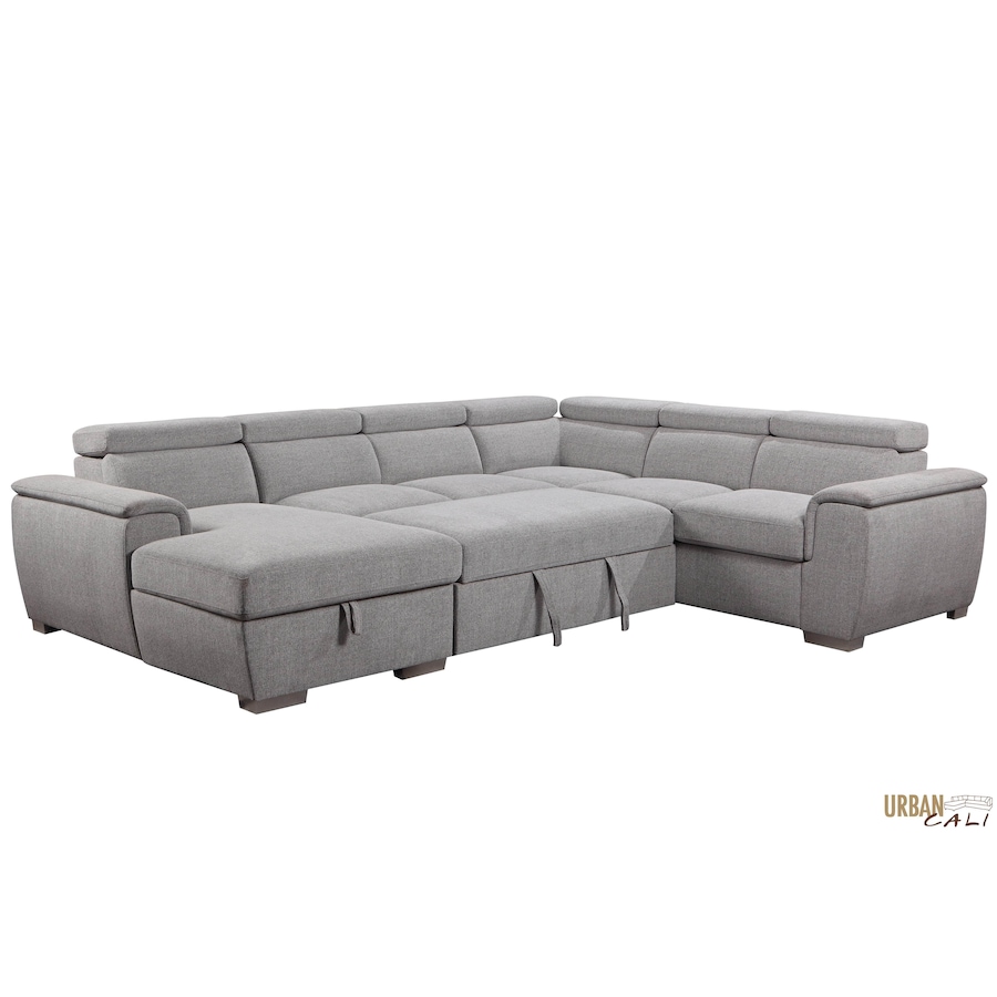 Image 904728_ALTMORE3.jpg, Product 904-728 / Price $3,459.99, Urban Cali Bel Air Large Modular Sleeper Sectional Sofa Bed with Storage Chaise in Thora Stone from Urban Cali on TSC.ca's Home & Garden department
