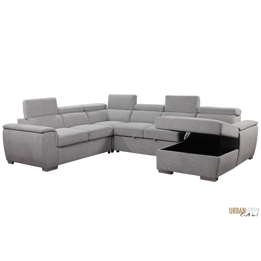 Image 904728_ALTMORE5.jpg, Product 904-728 / Price $3,459.99, Urban Cali Bel Air Large Modular Sleeper Sectional Sofa Bed with Storage Chaise in Thora Stone from Urban Cali on TSC.ca's Home & Garden department