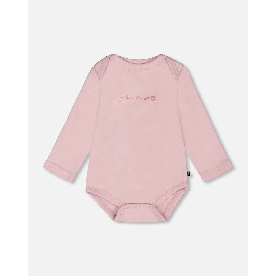 Image 904732_ST01.jpg, Product 904-732 / Price $14.50, Organic Cotton Long Sleeve Romper Jardin d’hiver from Deux par Deux on TSC.ca's Fashion department