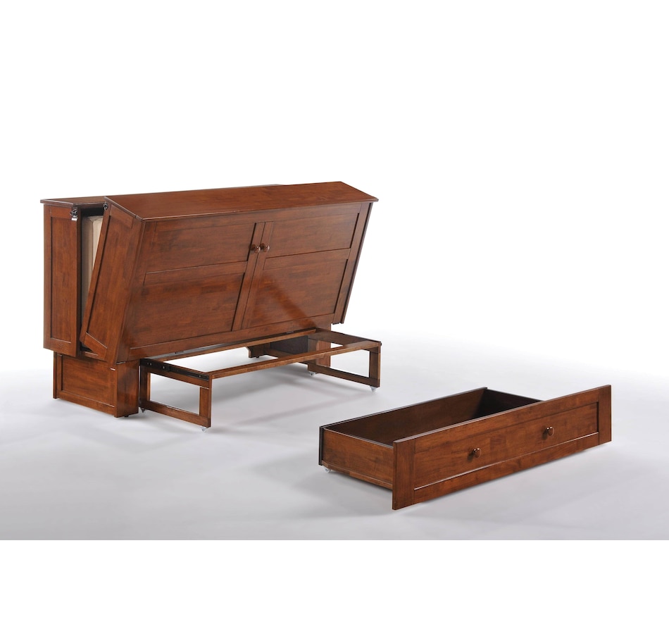 Image 904747_ALTMORE4.jpg, Product 904-747 / Price $3,359.99, Night and Day Clover Queen Size Murphy Bed Cabinet with Gel Memory Foam Mattress from Night and Day on TSC.ca's Home & Garden department