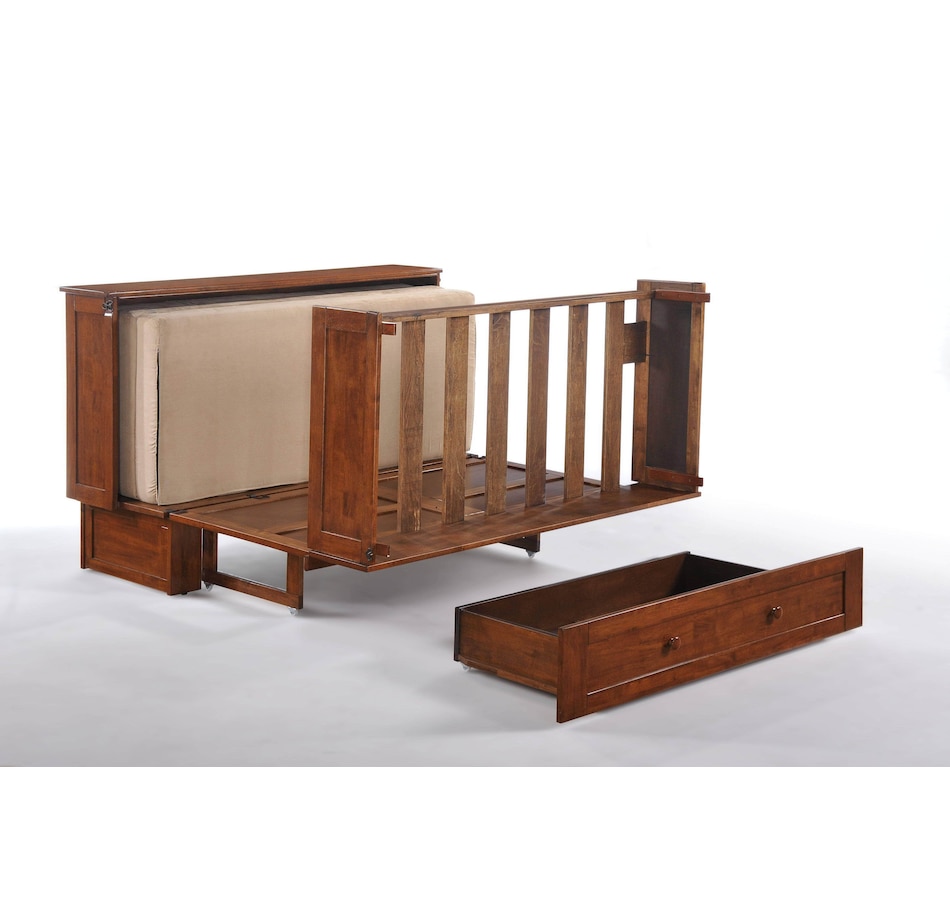 Image 904747_ALTMORE6.jpg, Product 904-747 / Price $3,359.99, Night and Day Clover Queen Size Murphy Bed Cabinet with Gel Memory Foam Mattress from Night and Day on TSC.ca's Home & Garden department