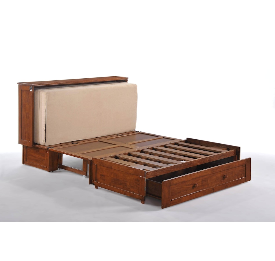 Image 904747_ALTMORE7.jpg, Product 904-747 / Price $3,359.99, Night and Day Clover Queen Size Murphy Bed Cabinet with Gel Memory Foam Mattress from Night and Day on TSC.ca's Home & Garden department
