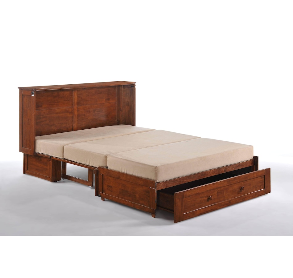 Image 904747_ALTMORE9.jpg, Product 904-747 / Price $3,359.99, Night and Day Clover Queen Size Murphy Bed Cabinet with Gel Memory Foam Mattress from Night and Day on TSC.ca's Home & Garden department