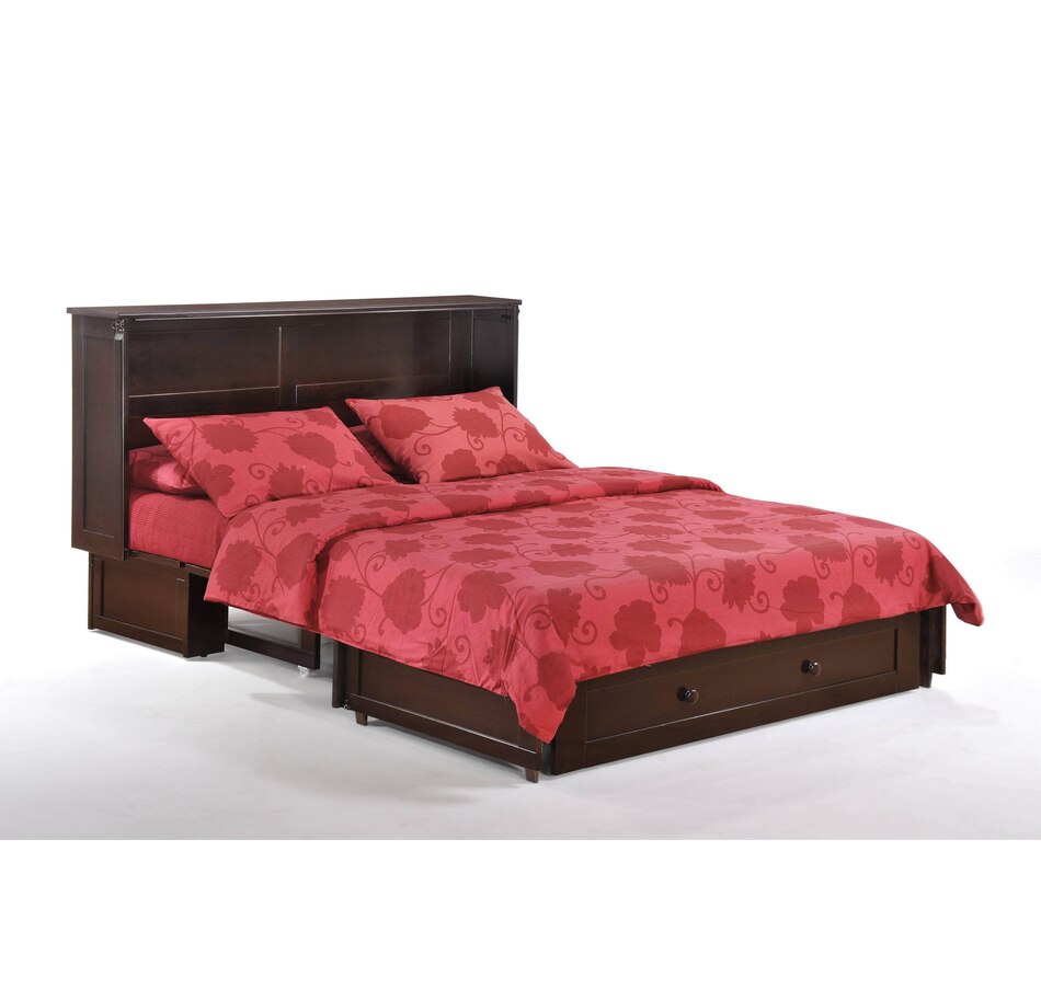 Image 904747_ST01.jpg, Product 904-747 / Price $3,359.99, Night and Day Clover Queen Size Murphy Bed Cabinet with Gel Memory Foam Mattress from Night and Day on TSC.ca's Home & Garden department